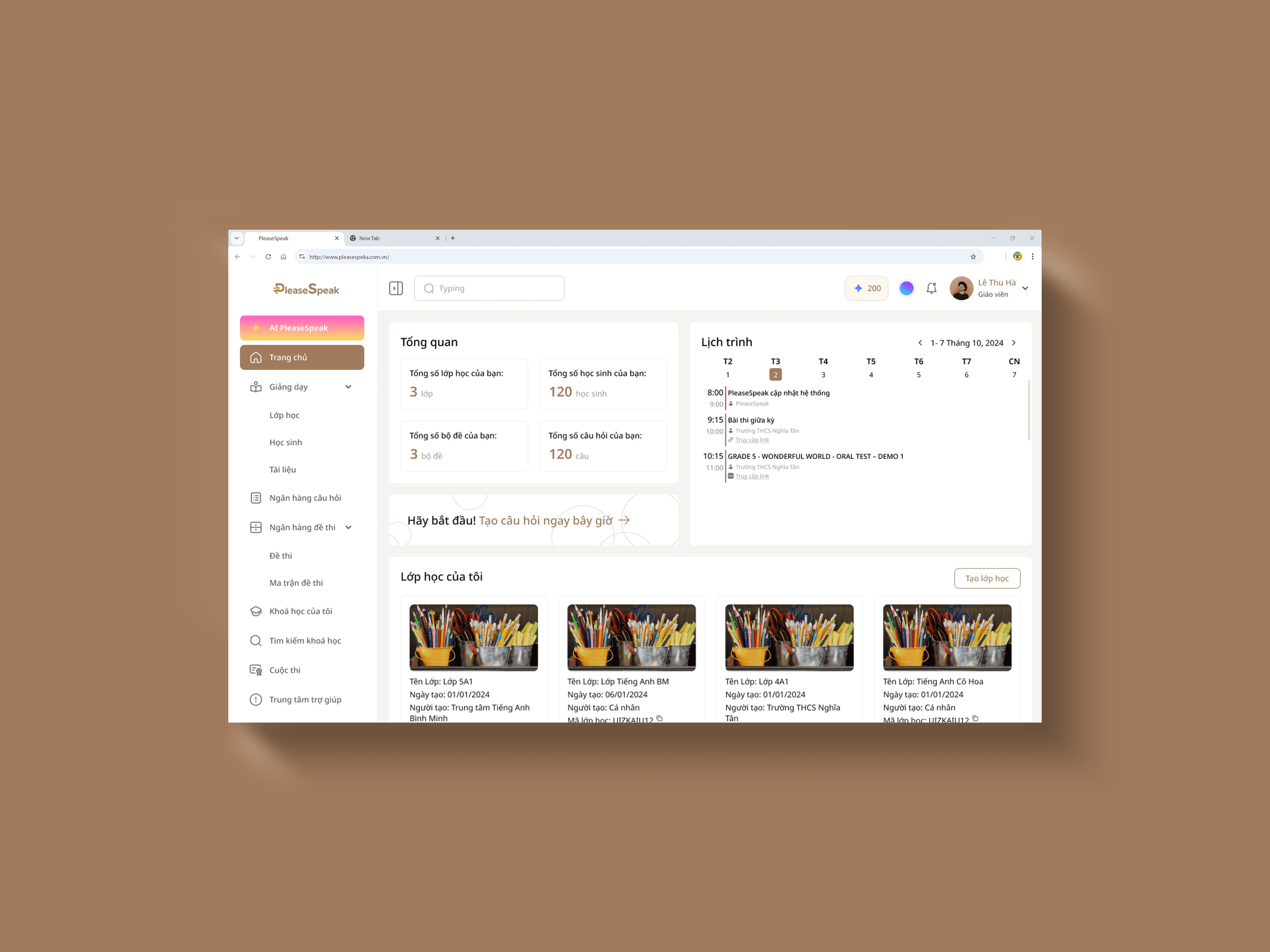Trước — PleaseSpeak