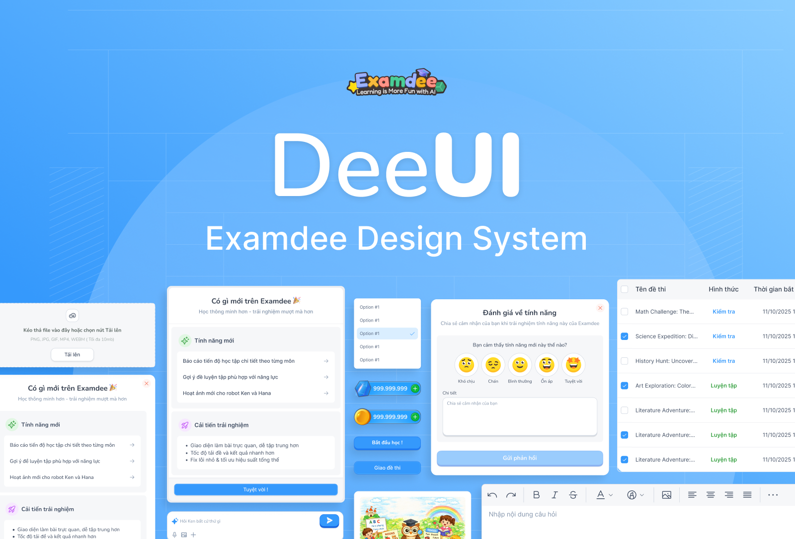 DeeUI - Examdee Design System