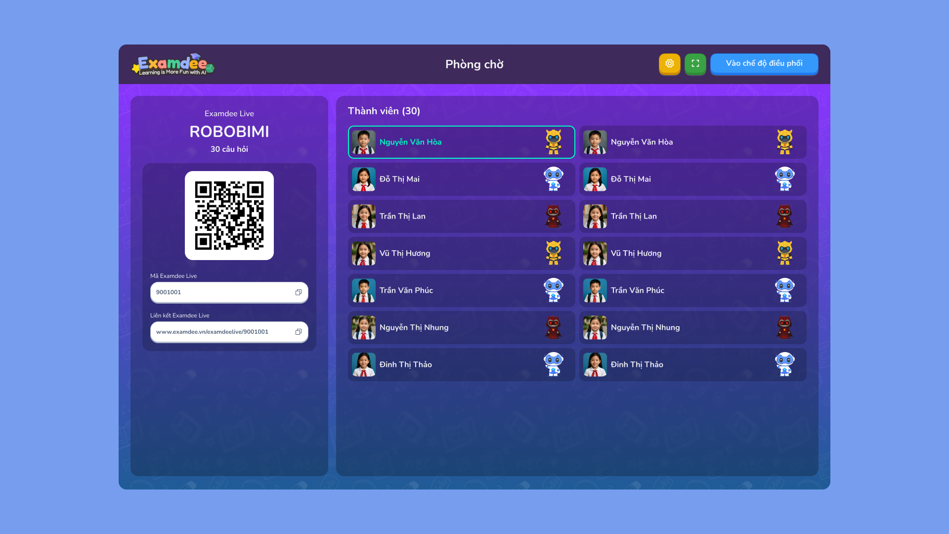 Examdee UI Frame 1