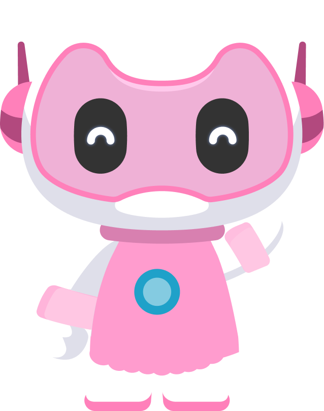 Hana AI Mascot (Back)